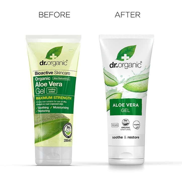 Dr. Organic Τζελ Σώματος Aloe Vera 200ml